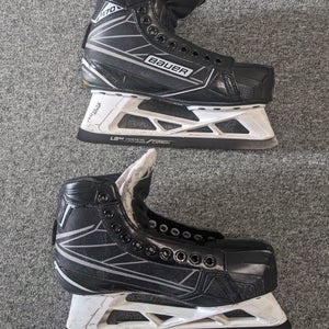 Junior Used Bauer Supreme S170 Hockey Goalie Skates Extra Wide Width Size 7