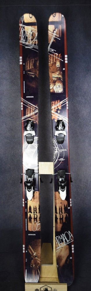 ARMADA JJ SKIS SIZE 195 CM WITH NEW TYROLIA RX 12 BINDINGS