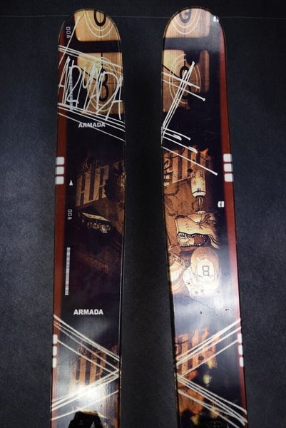 ARMADA JJ SKIS SIZE 195 CM WITH NEW TYROLIA RX 12 BINDINGS