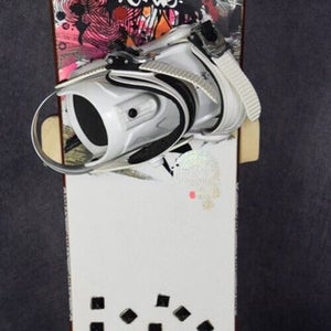 RIDE FEVER SNOWBOARD SIZE 147 CM WITH NEW SNOWBUNNY MEDIUM BINDINGS