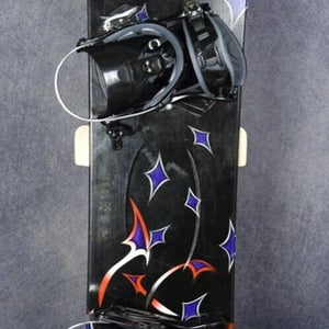 PALMER CARBON CIRCLE SNOWBOARD SIZE 158 CM WITH NEW LAMAR LARGE BINDINGS