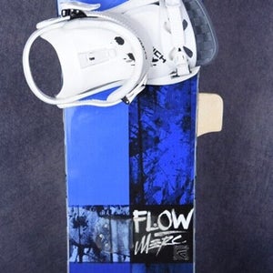FLOW MERC SNOWBOARD SIZE 153 CM WITH NEW CHANRICH LARGE BINDINGS