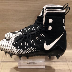 Nike Force Savage Elite TD Football Cleats 857063-010 Black White Mens size 11