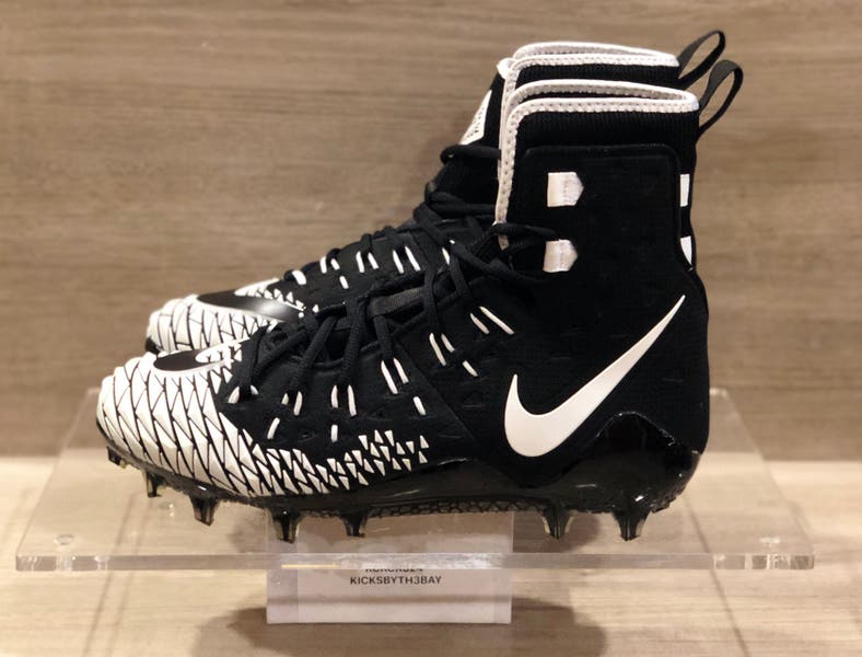 Nike Force Savage Elite TD Football Cleats 857063-010 Black White