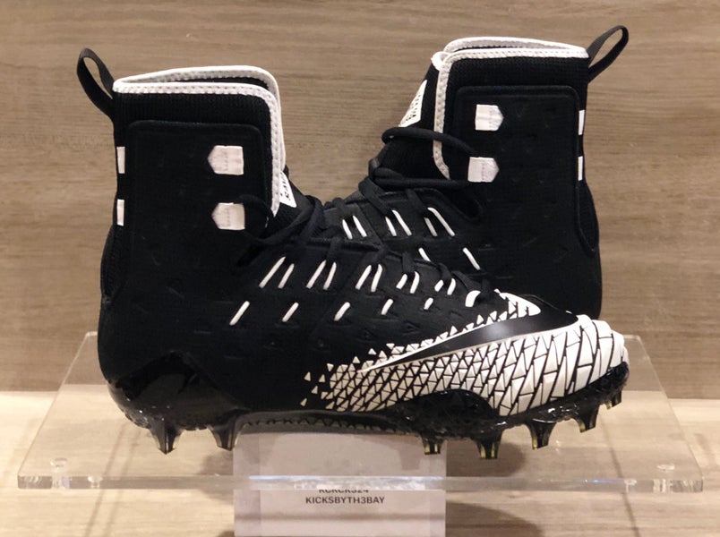 Nike Force Savage Elite TD Football Cleats 857063-010 Black White