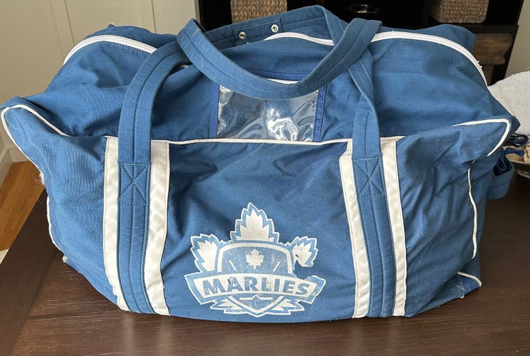 Toronto Marlies pro stock hockey bag