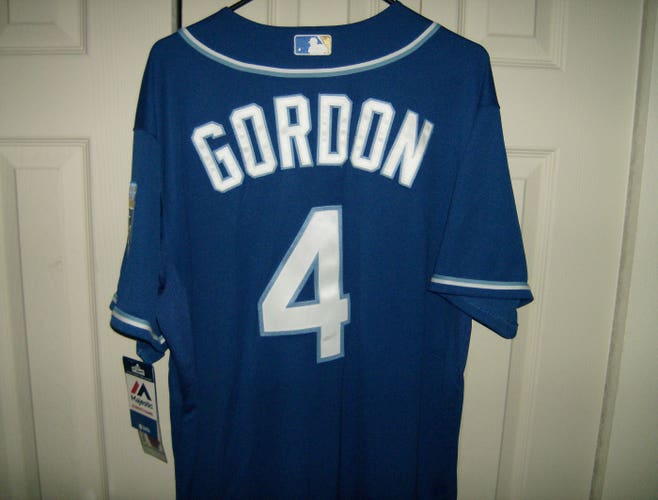 Authentic Majestic Kansas City Royals Alex Gordon Jersey - size 48 (XL)