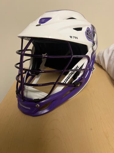 2022 Zach Currier Game Worn PLL Waterdogs Helmet