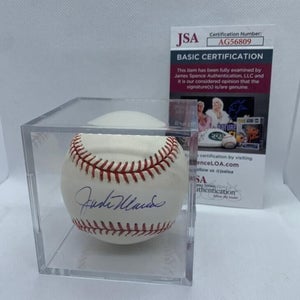 Jack Morris Signed Rawlings Baseball with Case - JSA Certification