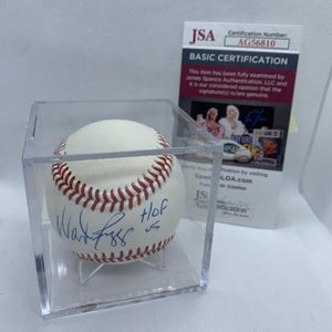 Wade Boggs "HOF '05" Signed Rawlings Baseball with Case - JSA Certification