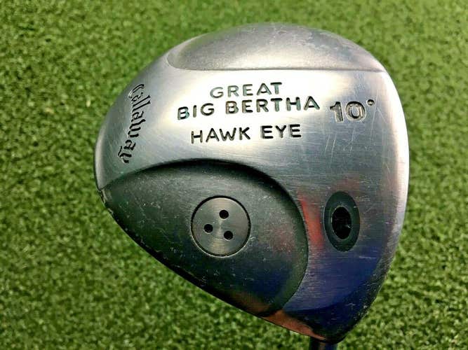 Callaway Great Big Bertha Hawk Eye Ti Driver 10* RH / Gems Ladies / NICE /mm6040