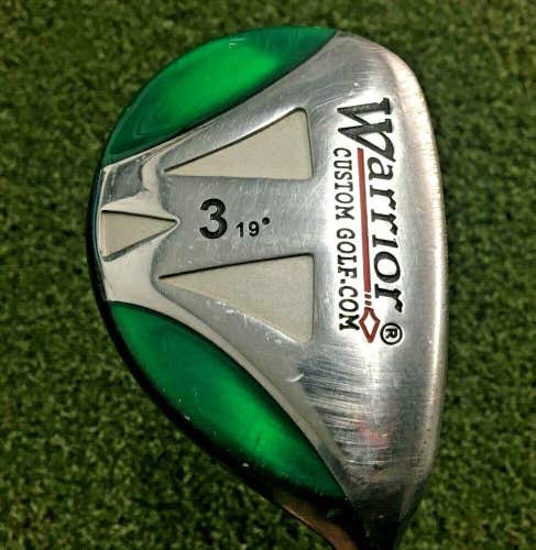 Warrior Golf 3 Hybrid 19*  /  RH  /  Stiff Steel ~39.5"  / Nice Club / mm0170