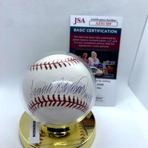 Frank Robinson Signed Rawlings Baseball with Case - JSA Certification