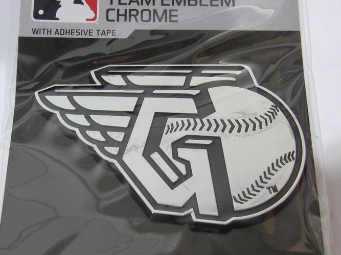 MLB Cleveland Guardians 3-D Automotive Team Chrome Emblem By Fanmats