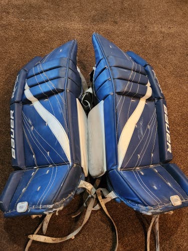 Used 28" Bauer RX6 Goalie Leg Pads
