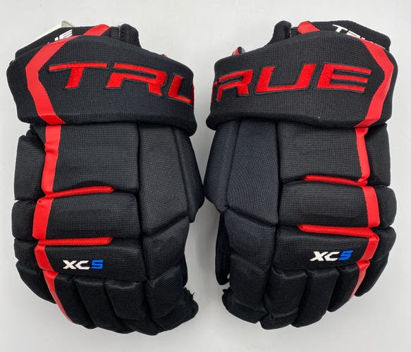 NEW True XC5 Gloves, Black/Red, 12”