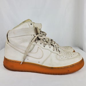 READ Nike Air Force 1 Hi SE Phantom White Gum Womens Size 12 Shoes 860544-001