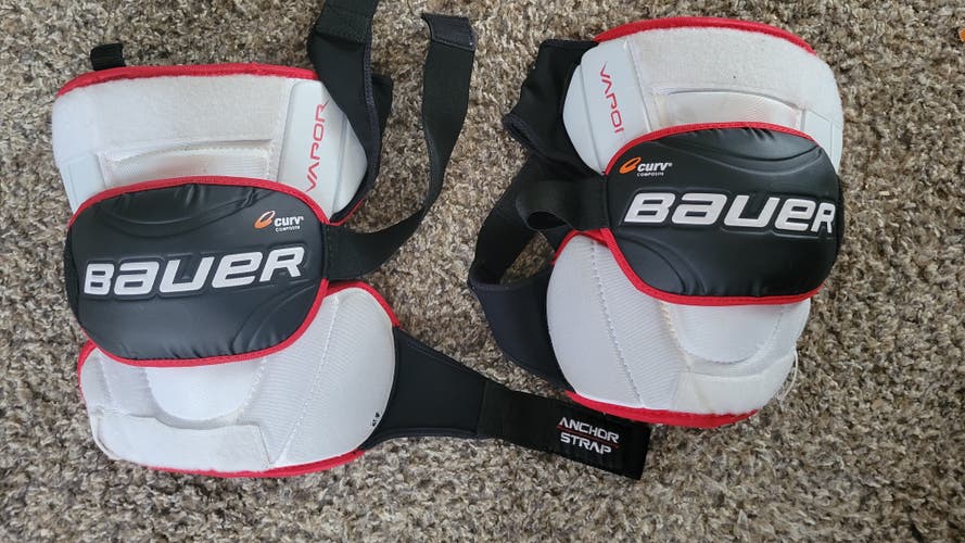 Used Bauer Vapor 1X Goalie Knee Guards