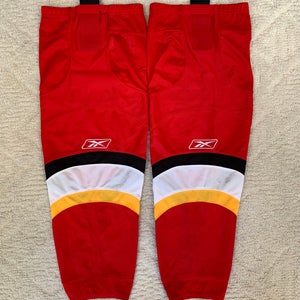 Red Used XL Reebok Calgary Flames Socks