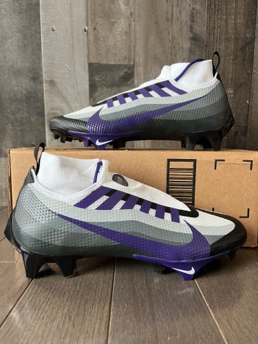 Nike Vapor Edge 360 Pro Football Cleats Black/Court Purple Mens Sz 7