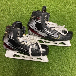 Used Bauer Regular Width Pro Stock Size 8.5 VAPOUR 2X Pro Hockey Goalie Skates NO STEEL