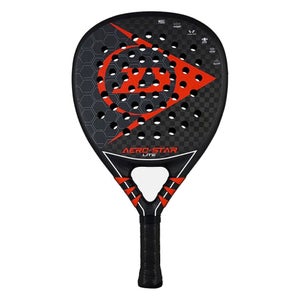 Dunlop Aero-Star Lite Padel Racquet - Black/Red