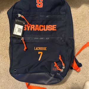 RARE Syracuse Lacrosse Team Issued Blue New Men's Nike Backpack
