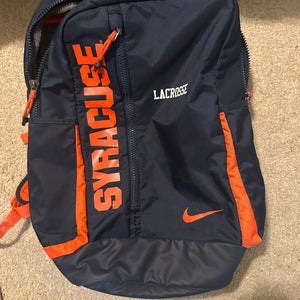 RARE Team Issued Syracuse Lacrosse Blue Men's Nike Backpack
