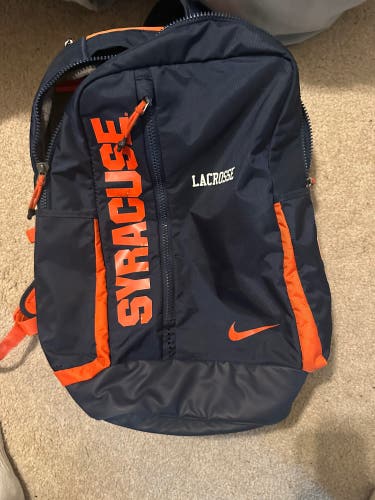 RARE Team Issued Syracuse Lacrosse Blue Men's Nike Backpack