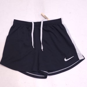 Nike Athletic Running Drawstring Shorts Womens Size Small S Black White