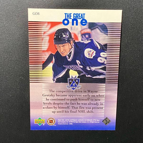 Wayne Gretzky 1999 Upper Deck Living Legend “The Great One” NHL Hockey Card