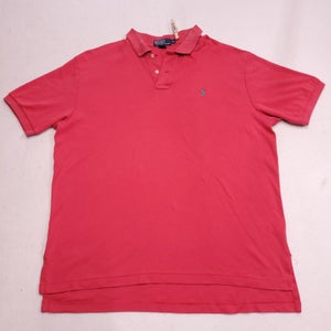 Polo by Ralph Lauren Short Sleeve Polo Shirt Adult Mens Size Extra Large XL Red