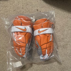 RARE New Syracuse Lacrosse Team Issued Player's Nike large Vapor Elite Lacrosse Gloves