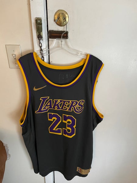 Nike Los Angeles Lakers Lebron James Earned Edition Jersey Size