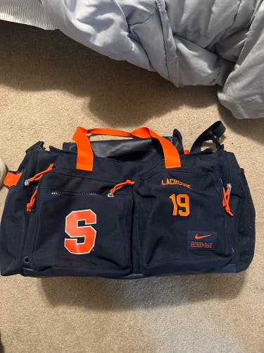 RARE Syracuse Lacrosse Team Issued Travel Nike Bag