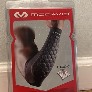 New McDavid Hex Forearm sleeves black