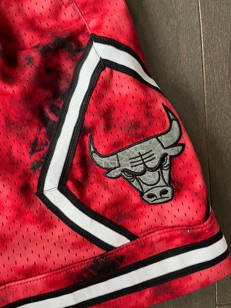 Mitchell & Ness Chicago Bulls Galaxy Reflective Swingman Shorts Size M $110