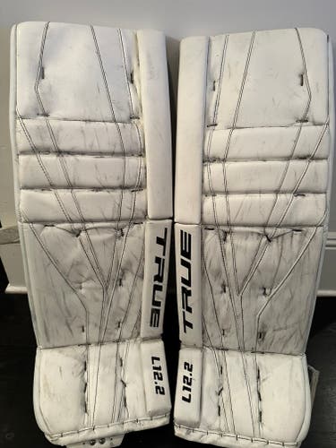 Used 34" True Goalie Leg Pads