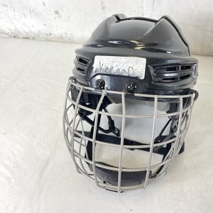 Used Bauer Ims 5.0 Md 54-59cm Hockey Helmet W Cage - Hecc Certified Through 2025