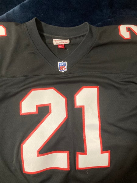 Men's Mitchell And Ness #21 Deion Sanders Authentic Throwback