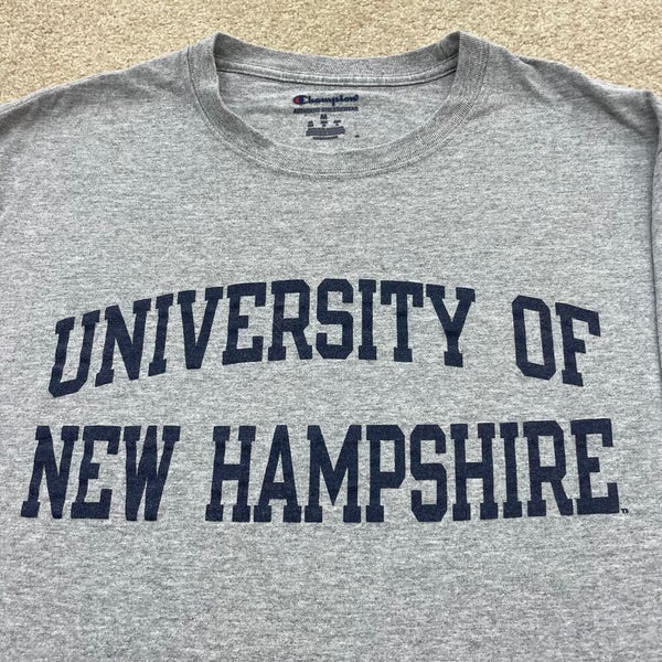 Men's Champion Gray New Hampshire Wildcats Football Jersey T