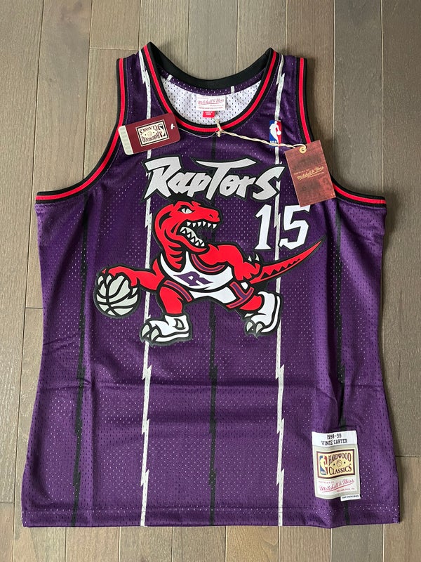 Vintage 2000s Vince Carter Jersey Toronto Raptors NBA Reebok Medium