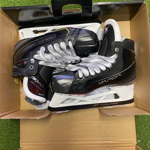 New Bauer Regular Width Size 8.5 Vapor 2X Pro Hockey Goalie Skates