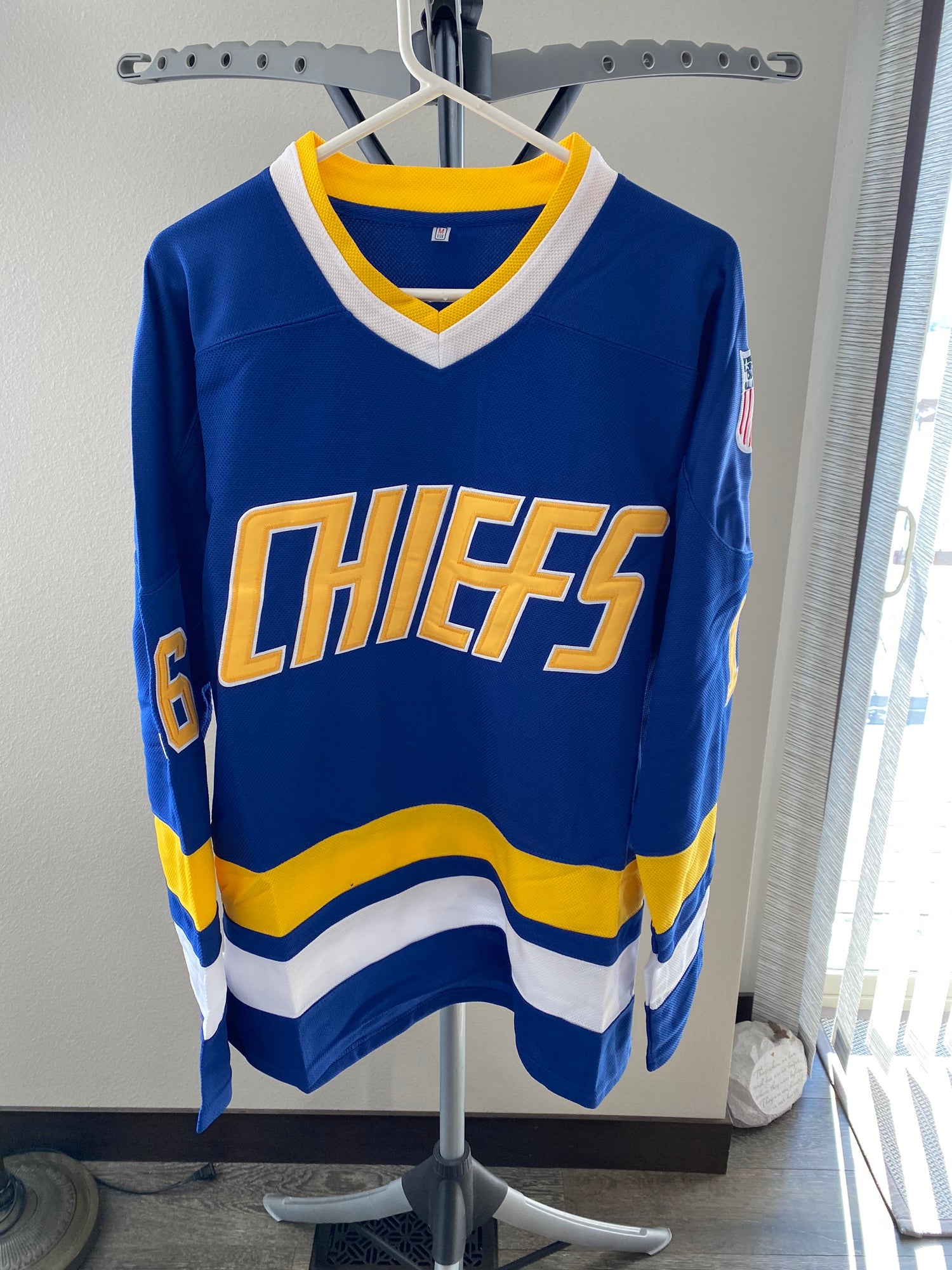 NEW**Slap Shot Hanson Brothers #16 Hockey Jersey Size Large