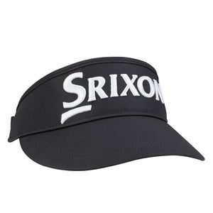 NEW Srixon Performance High Profile Black Adjustable Visor Cap/Hat