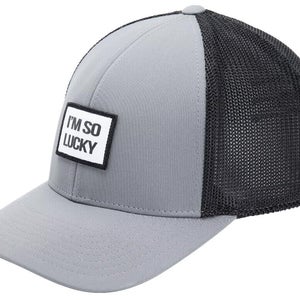 NEW Black Clover Live Lucky Too Much Luck Adjustable Grey Golf Snapback Hat/Cap