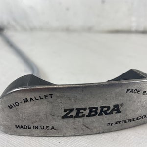 Used Ram Zebra Mid Mallet Face Balanced Golf Putter 35"