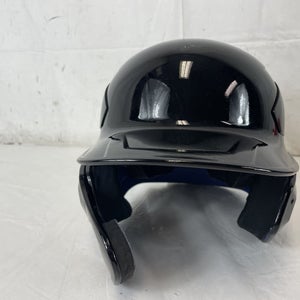 Used Rawlings Mach Carbon Md 7 1 8-7 1 4 Baseball Batting Helmet W Jaw Guard - Like New