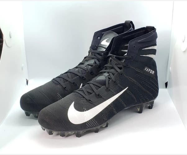 NEW Nike Vapor Untouchable 3 Elite Flyknit Black Cleats AO3006-010 Men's Size 11