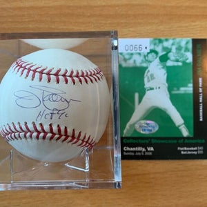 Jim Palmer Signed Rawlings Baseball with Case - Collectors Showcase America COA